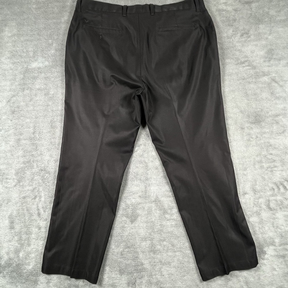 Callaway Golf Pants Men's 38x30 Black Stretch Waistband Performance Flat Front - Picture 5 of 9